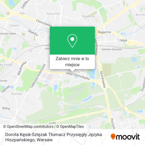 Mapa Dorota Kęsik-Szlęzak Tłumacz Przysięgły Języka Hiszpańskiego