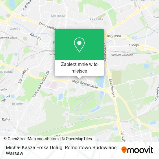 Mapa Michał Kasza Emka Usługi Remontowo Budowlane