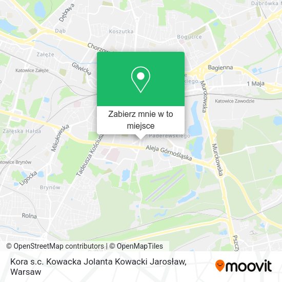 Mapa Kora s.c. Kowacka Jolanta Kowacki Jarosław