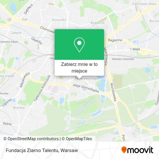 Mapa Fundacja Ziarno Talentu