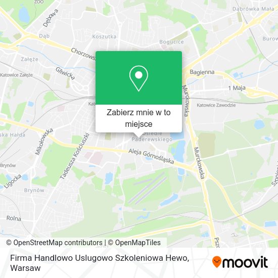 Mapa Firma Handlowo Uslugowo Szkoleniowa Hewo