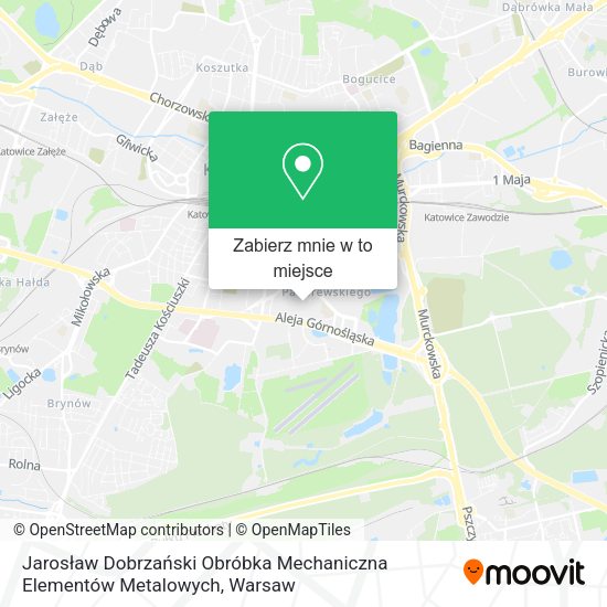 Mapa Jarosław Dobrzański Obróbka Mechaniczna Elementów Metalowych