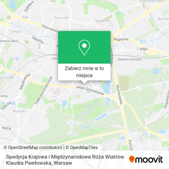 Mapa Spedycja Krajowa i Międzynarodowa Róża Wiatrów Klaudia Pawłowska