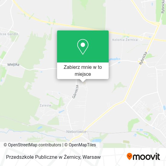 Mapa Przedszkole Publiczne w Żernicy