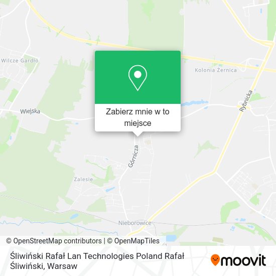 Mapa Śliwiński Rafał Lan Technologies Poland Rafał Śliwiński