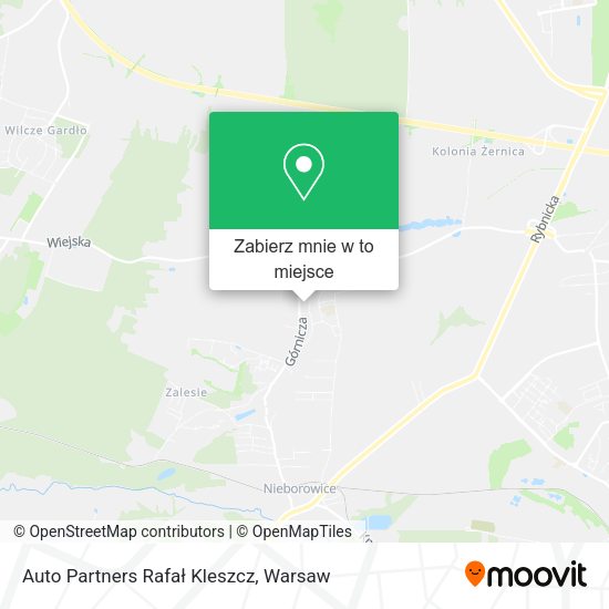 Mapa Auto Partners Rafał Kleszcz