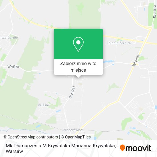 Mapa Mk Tłumaczenia M Krywalska Marianna Krywalska