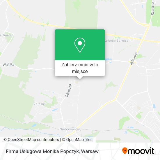 Mapa Firma Usługowa Monika Popczyk