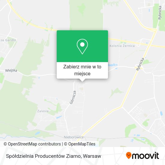 Mapa Spółdzielnia Producentów Ziarno