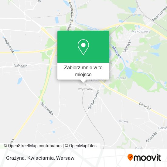 Mapa Grażyna. Kwiaciarnia