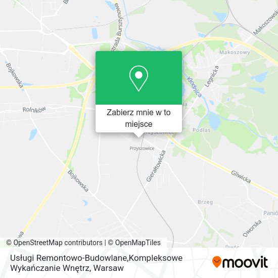 Mapa Usługi Remontowo-Budowlane,Kompleksowe Wykańczanie Wnętrz