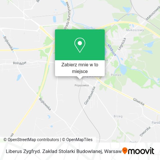 Mapa Liberus Zygfryd. Zakład Stolarki Budowlanej