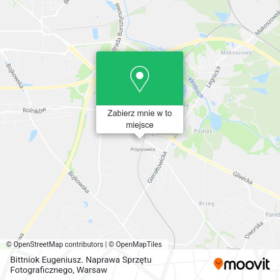 Mapa Bittniok Eugeniusz. Naprawa Sprzętu Fotograficznego