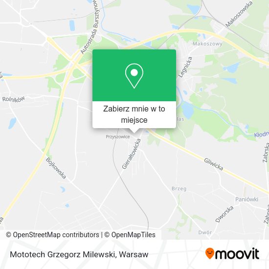 Mapa Mototech Grzegorz Milewski