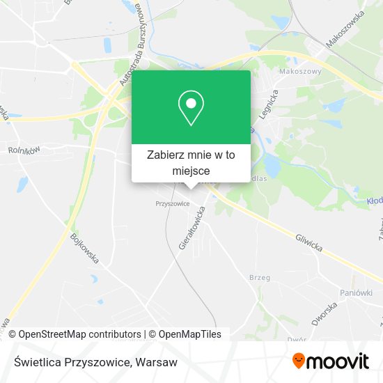 Mapa Świetlica Przyszowice