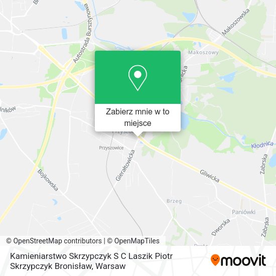 Mapa Kamieniarstwo Skrzypczyk S C Laszik Piotr Skrzypczyk Bronisław