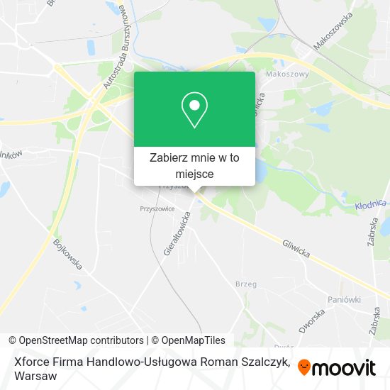 Mapa Xforce Firma Handlowo-Usługowa Roman Szalczyk