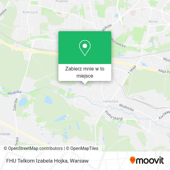 Mapa FHU Telkom Izabela Hojka