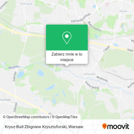 Mapa Krysz-Bud Zbigniew Krysztoforski