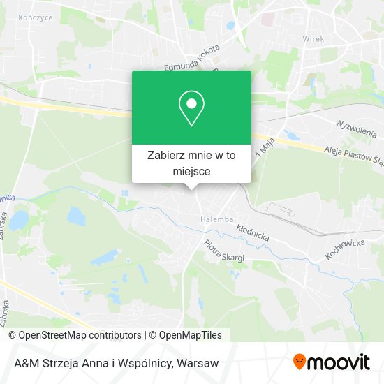 Mapa A&M Strzeja Anna i Wspólnicy