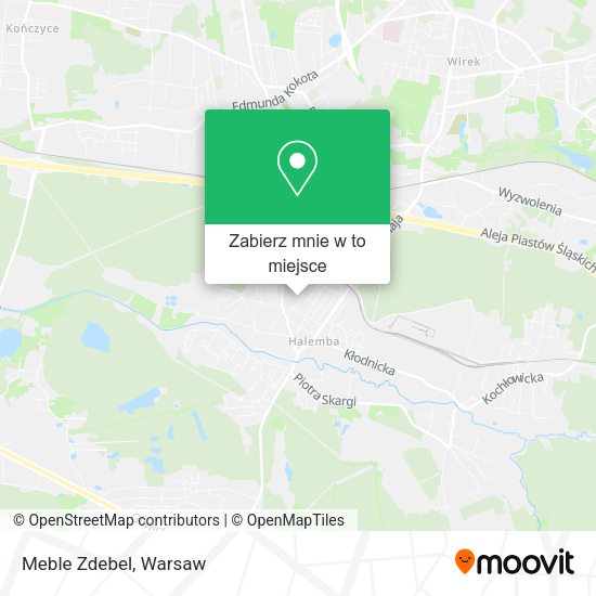 Mapa Meble Zdebel