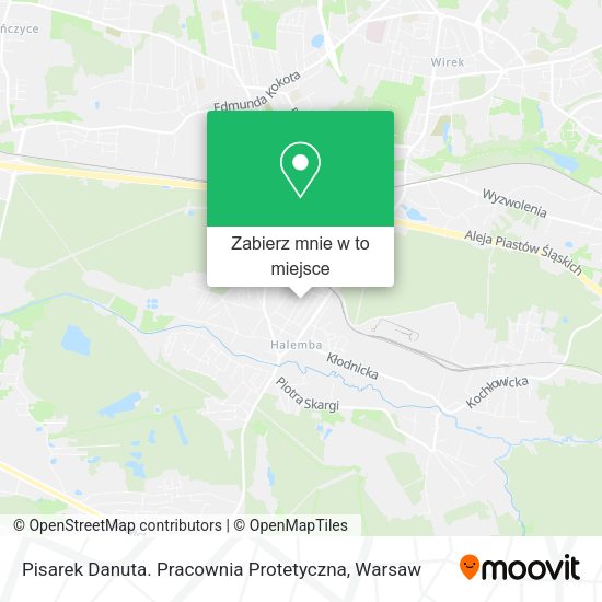 Mapa Pisarek Danuta. Pracownia Protetyczna