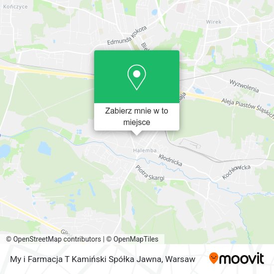 Mapa My i Farmacja T Kamiński Spółka Jawna