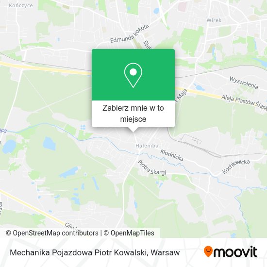 Mapa Mechanika Pojazdowa Piotr Kowalski