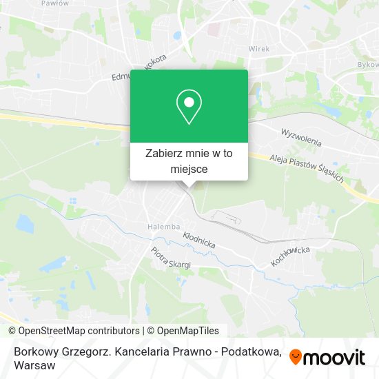 Mapa Borkowy Grzegorz. Kancelaria Prawno - Podatkowa