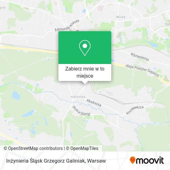 Mapa Inżynieria Śląsk Grzegorz Galiniak