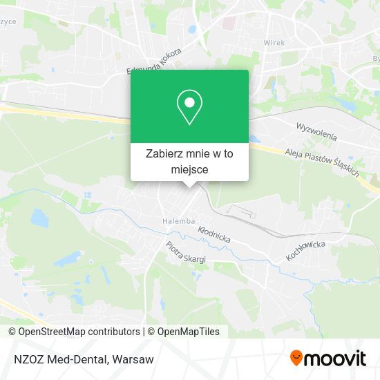 Mapa NZOZ Med-Dental