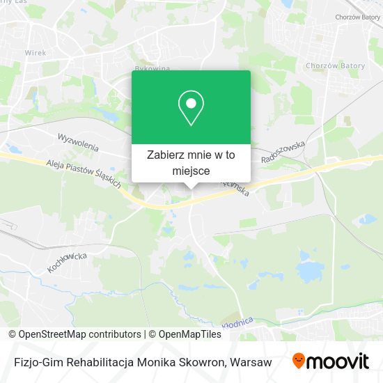 Mapa Fizjo-Gim Rehabilitacja Monika Skowron