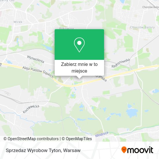 Mapa Sprzedaz Wyrobow Tyton