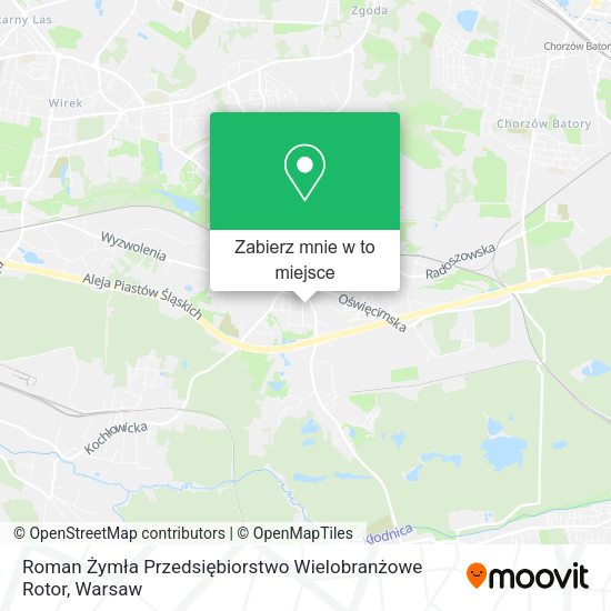 Mapa Roman Żymła Przedsiębiorstwo Wielobranżowe Rotor