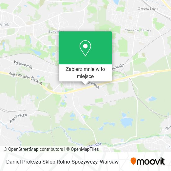 Mapa Daniel Proksza Sklep Rolno-Spożywczy