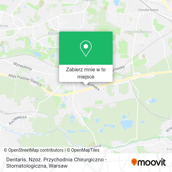 Mapa Dentaris. Nzoz. Przychodnia Chirurgiczno - Stomatologiczna