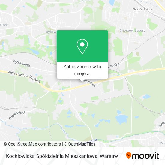 Mapa Kochłowicka Spółdzielnia Mieszkaniowa