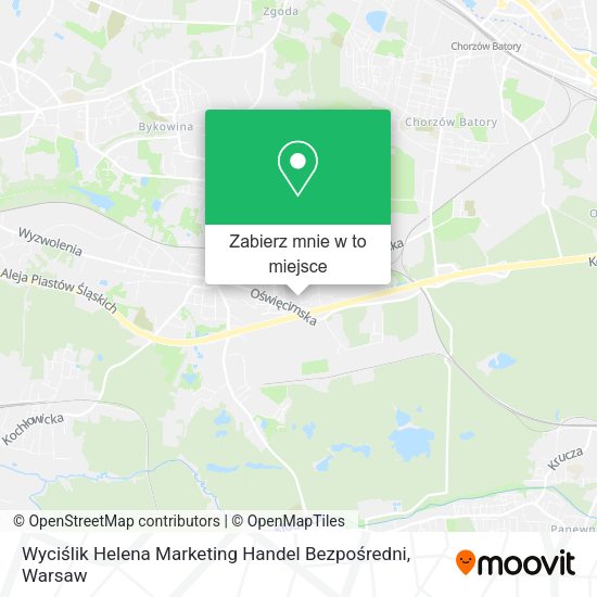 Mapa Wyciślik Helena Marketing Handel Bezpośredni