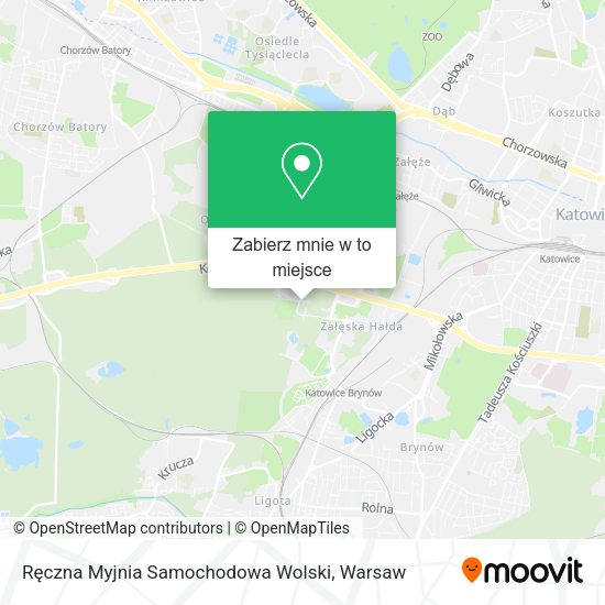 Mapa Ręczna Myjnia Samochodowa Wolski