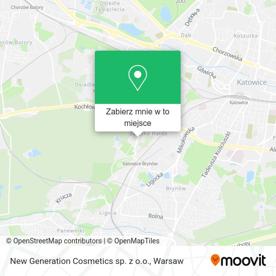 Mapa New Generation Cosmetics sp. z o.o.