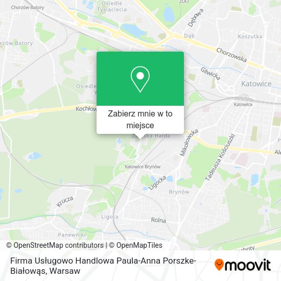 Mapa Firma Usługowo Handlowa Paula-Anna Porszke-Białowąs