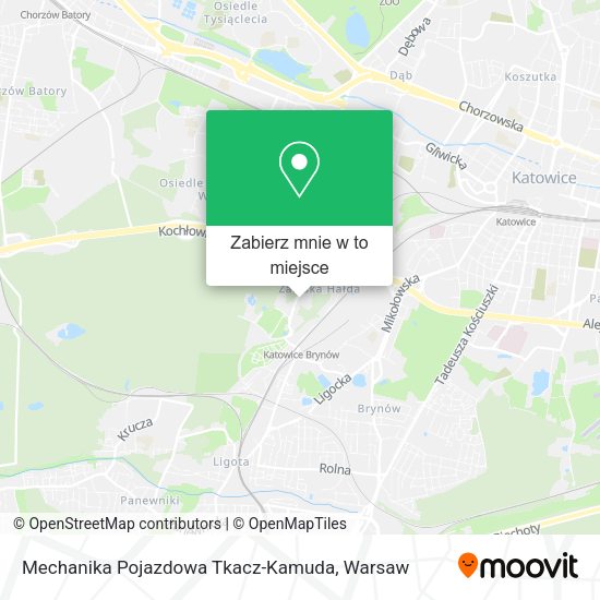 Mapa Mechanika Pojazdowa Tkacz-Kamuda