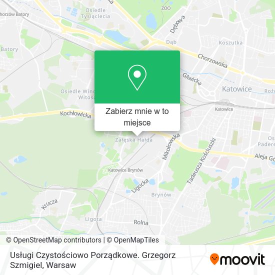 Mapa Usługi Czystościowo Porządkowe. Grzegorz Szmigiel