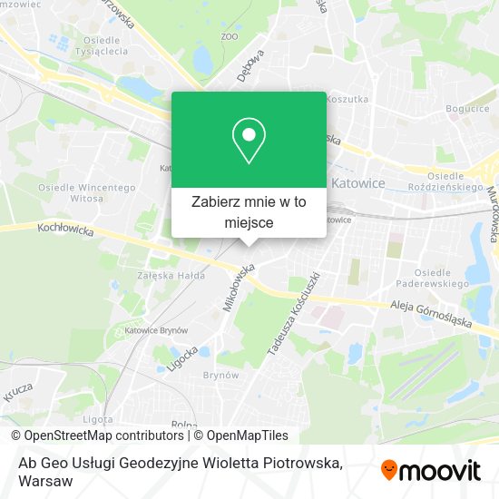 Mapa Ab Geo Usługi Geodezyjne Wioletta Piotrowska