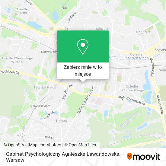 Mapa Gabinet Psychologiczny Agnieszka Lewandowska