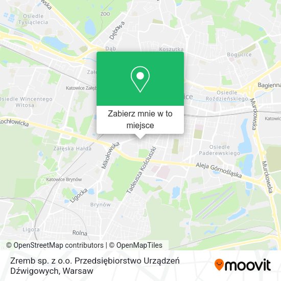 Mapa Zremb sp. z o.o. Przedsiębiorstwo Urządzeń Dźwigowych