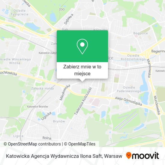 Mapa Katowicka Agencja Wydawnicza Ilona Saft