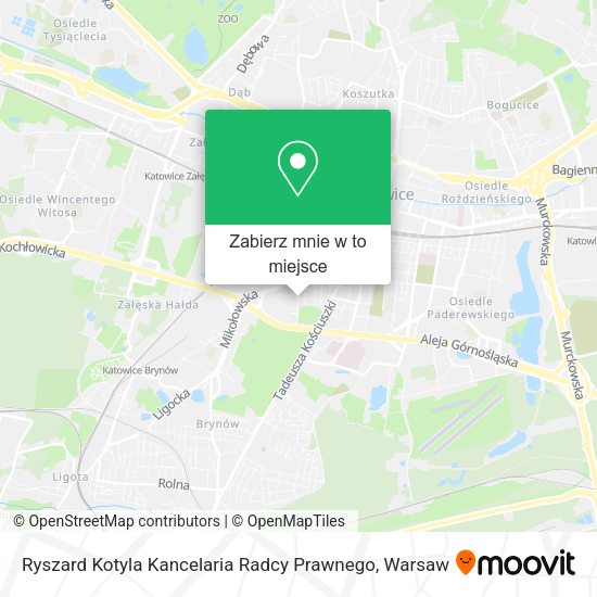 Mapa Ryszard Kotyla Kancelaria Radcy Prawnego