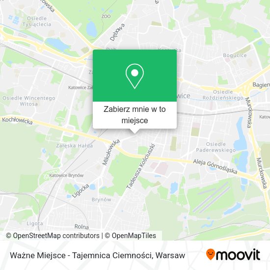 Mapa Ważne Miejsce - Tajemnica Ciemności