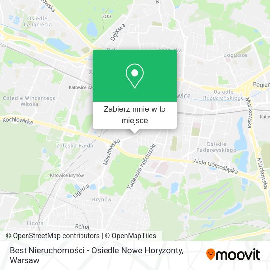 Mapa Best Nieruchomości - Osiedle Nowe Horyzonty